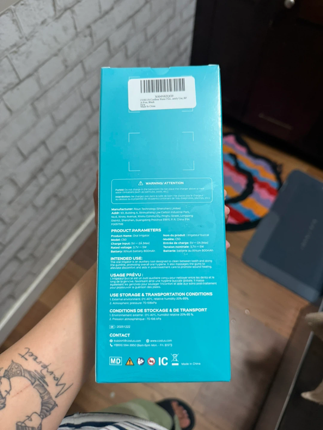Coslus C50 Cordless Water Flosser - photo 3