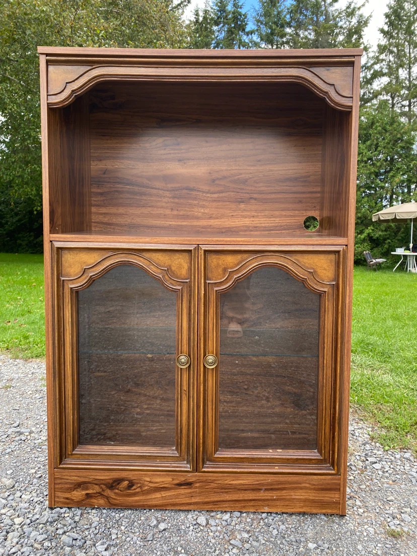 Vintage Display / Storage Cabinet (CAN DELIVER)