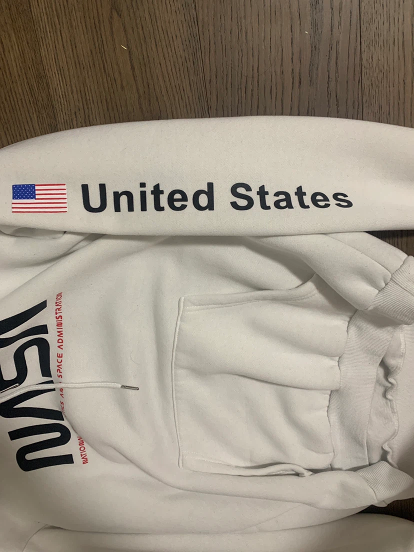 NASA White Pullover Hoodie - photo 2