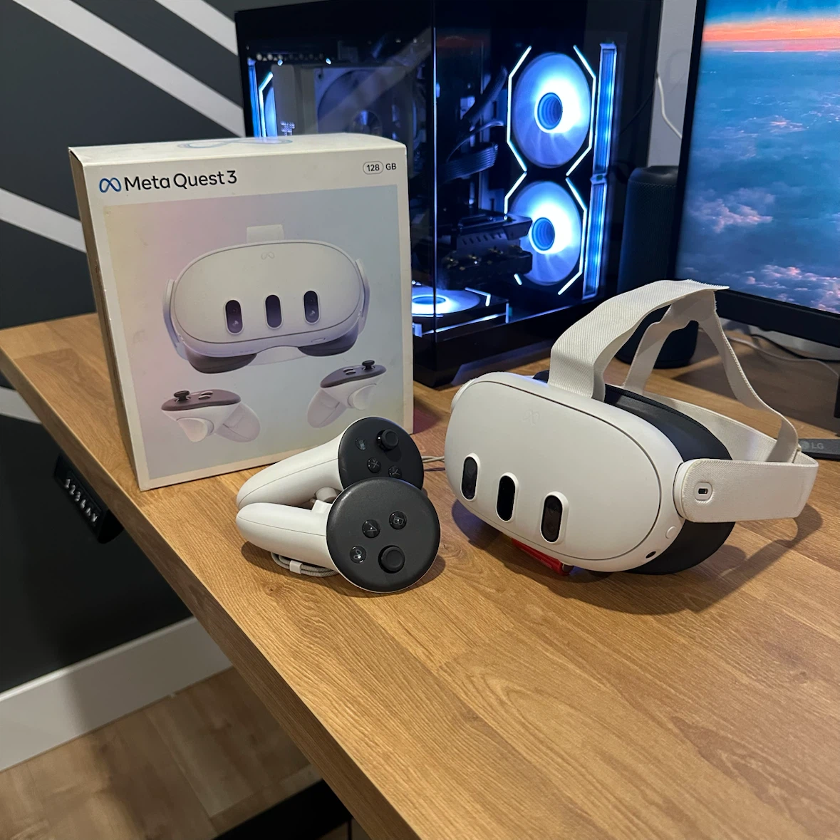 Oculus Quest 3 (VR Glasses, Like New)🔥