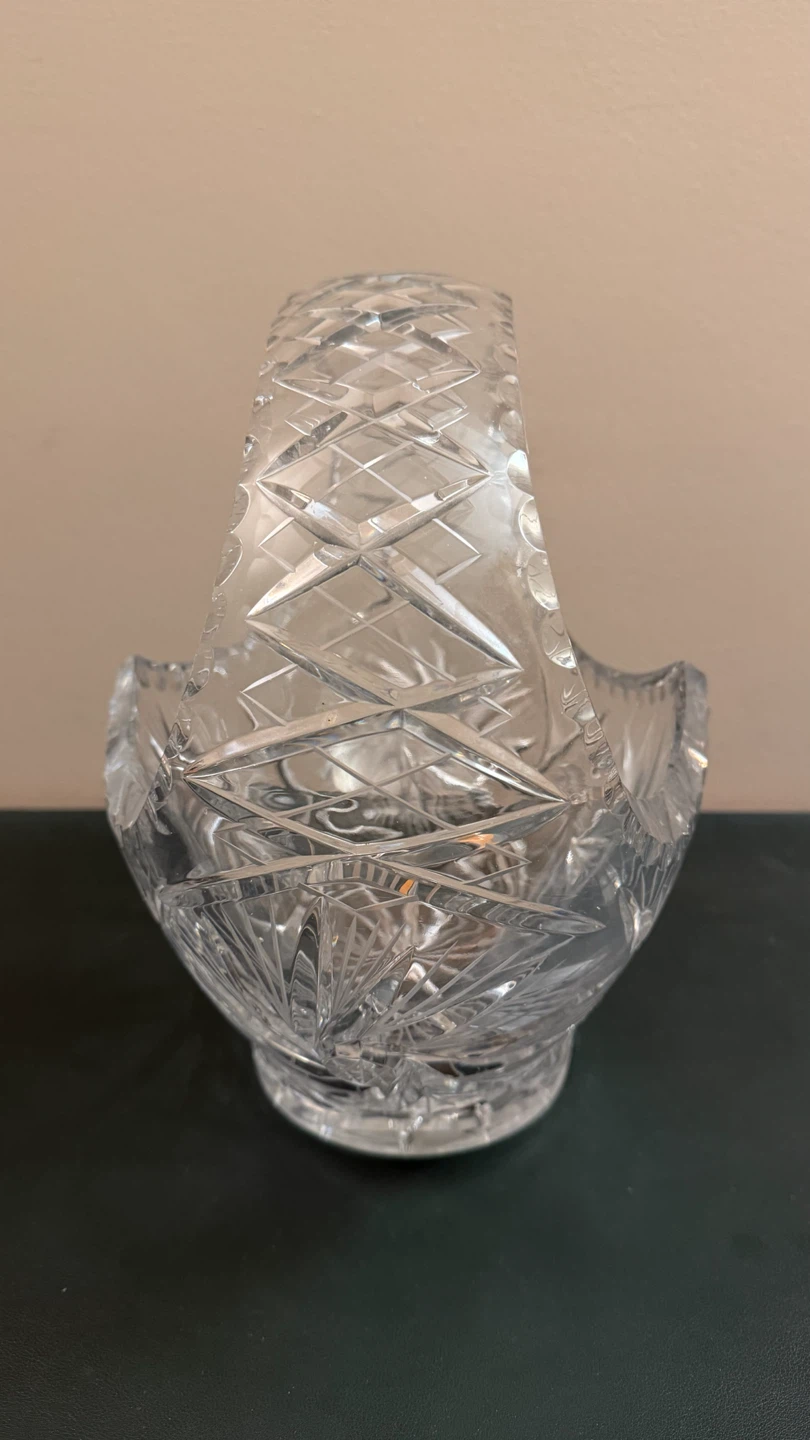 Vintage Crystal Basket - photo 3