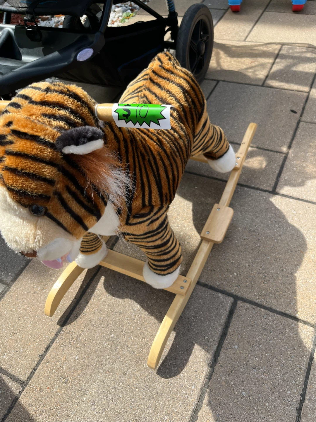 Plush Tiger Rocking Toy