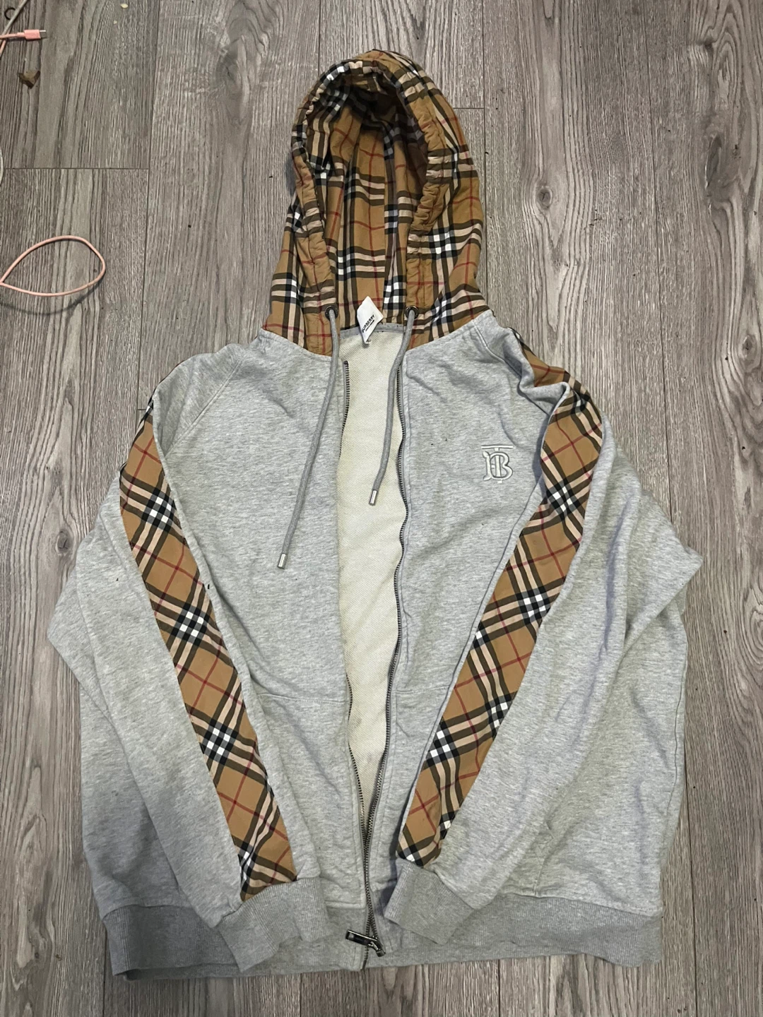 Burberry Zip-Up Hoodie