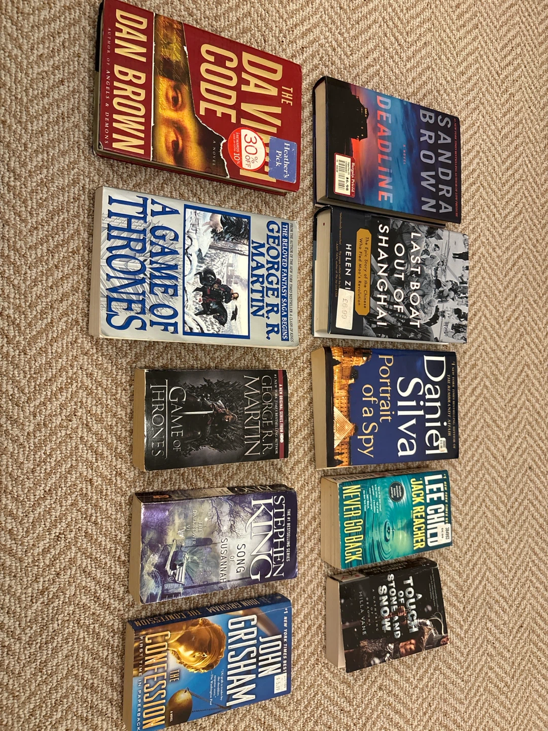 Assorted Fiction Paperbacks Bundle