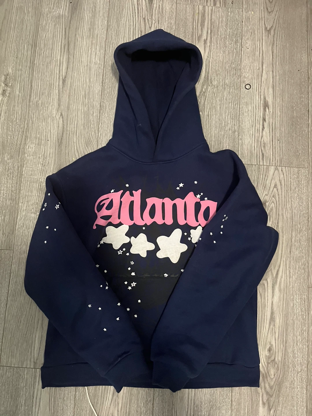Atlanta Spider Navy Hoodie Medium