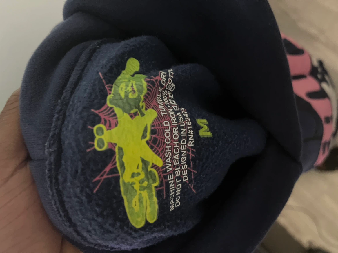 Atlanta Spider Navy Hoodie Medium - photo 2