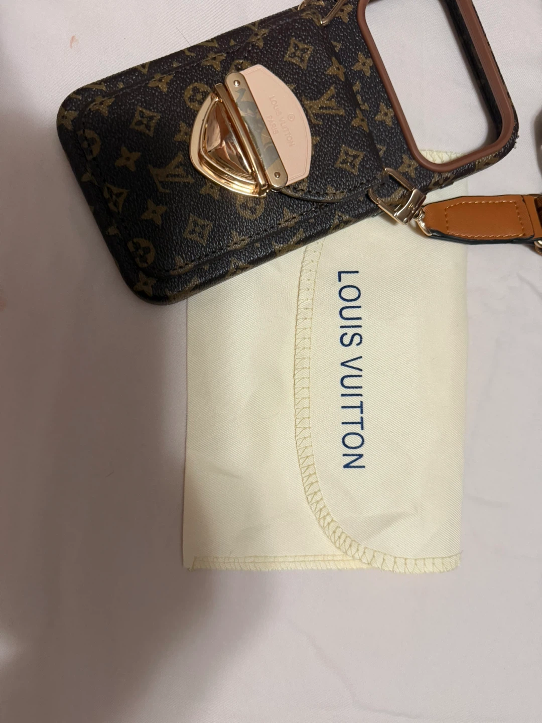 Louis Vuitton Monogram Phone Case with Strap
