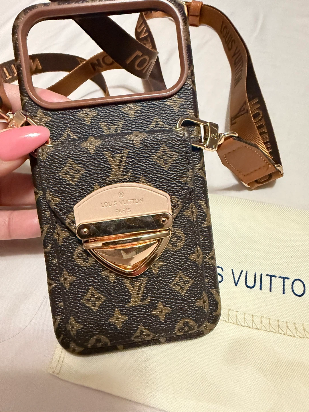 Louis Vuitton Monogram Phone Case with Strap - photo 2