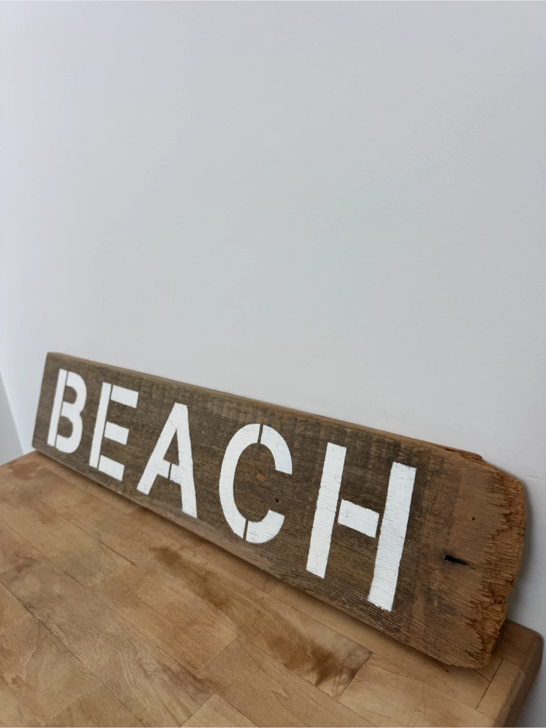 Rustic Reclaimed Wood BEACH Sign