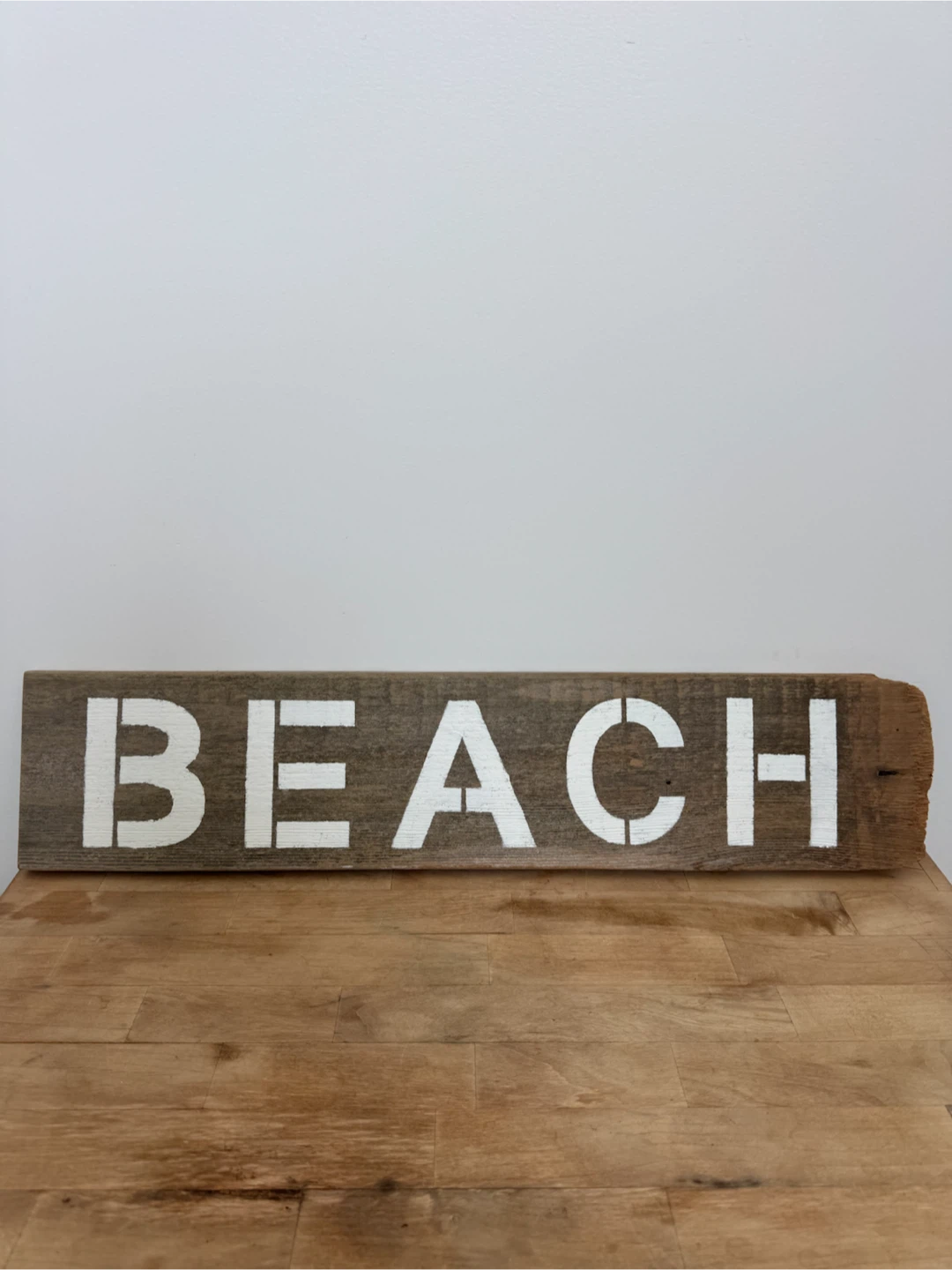 Rustic Reclaimed Wood BEACH Sign - photo 2