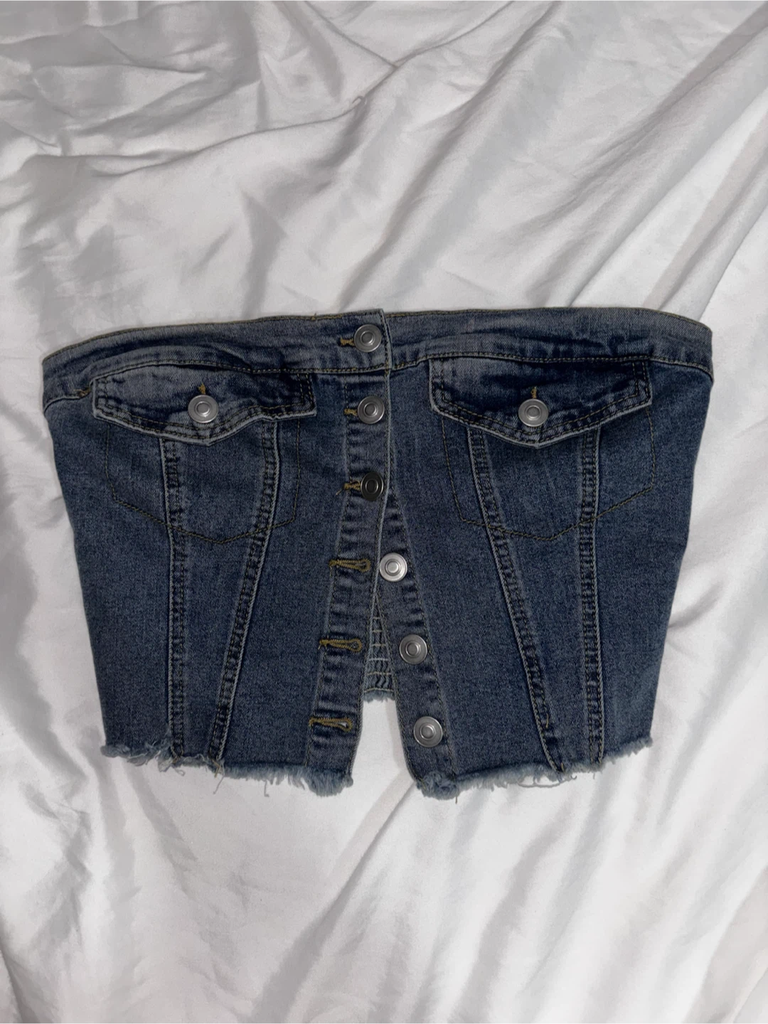 Windsor Denim Tube Top
