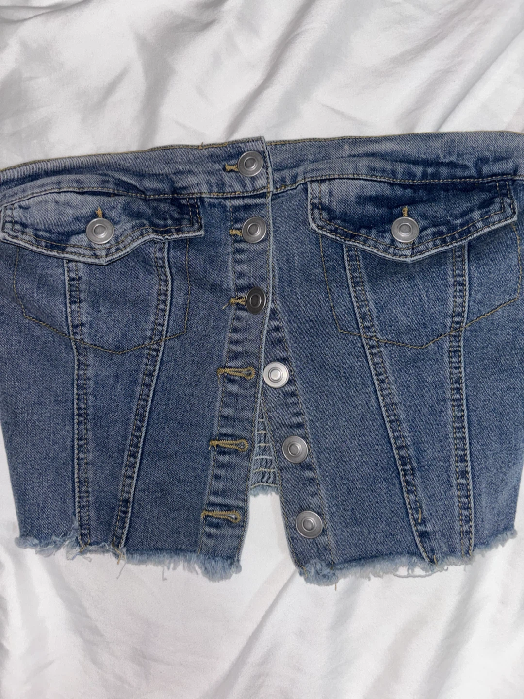 Windsor Denim Tube Top - photo 2