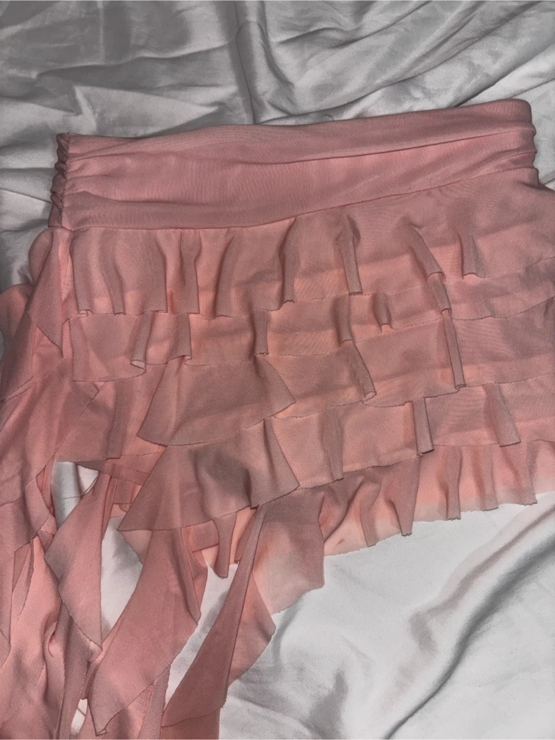Pink Ruffle mini Skirt - photo 2