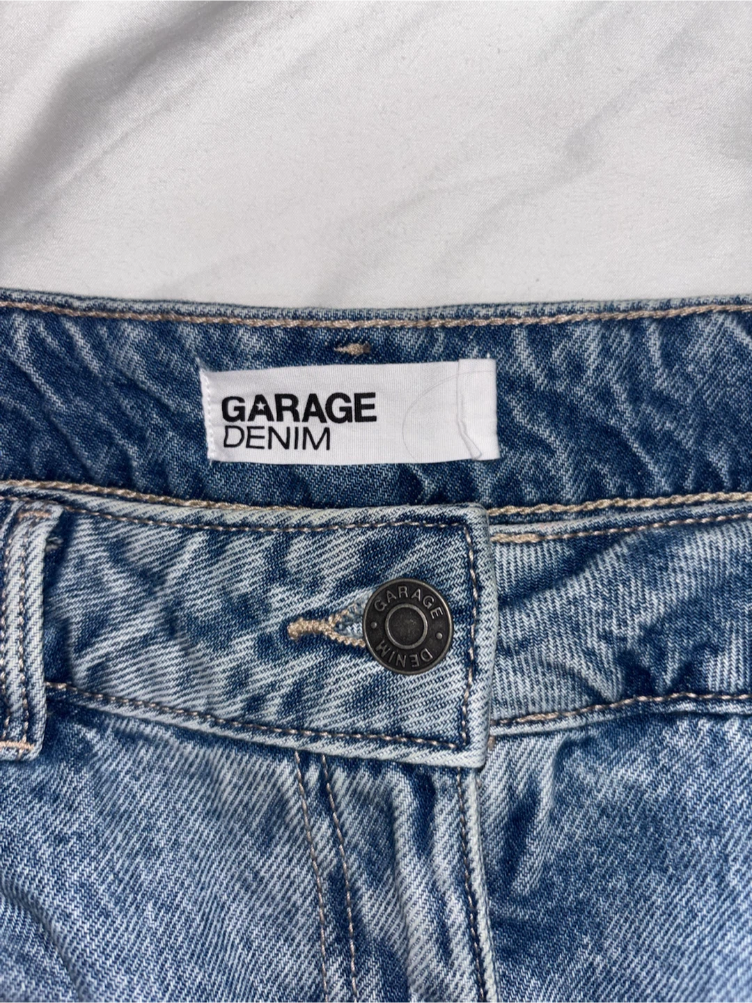 Garage Denim Cargo Mini Skirt - photo 2