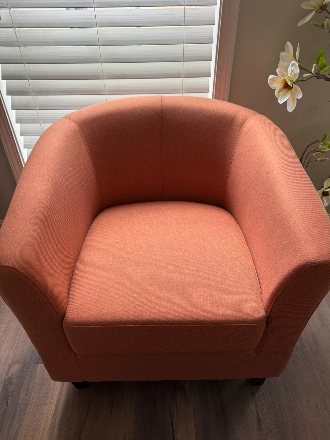 Orange Barrel Accent Chair