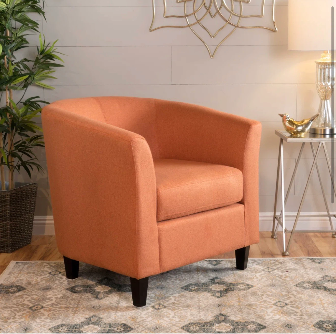 Orange Barrel Accent Chair - photo 5