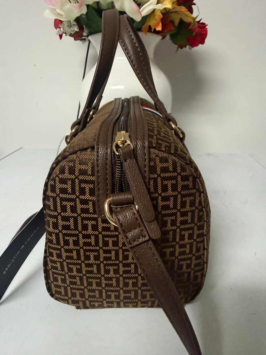 Tommy Hilfiger Monogram Satchel Bag - photo 3