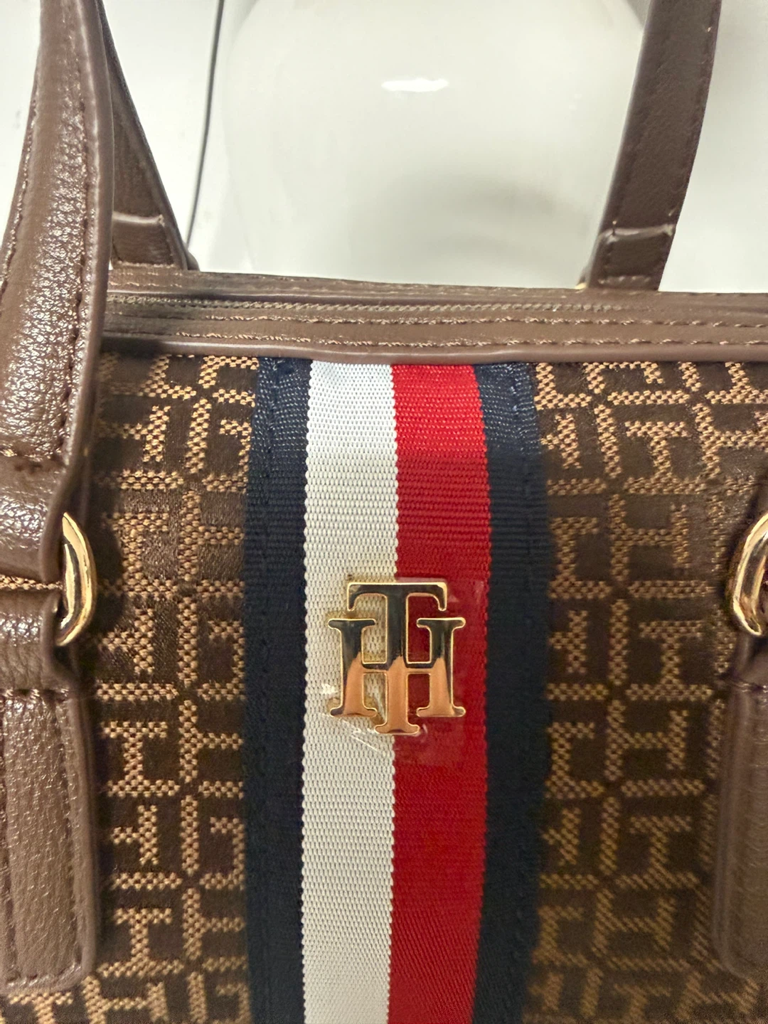 Tommy Hilfiger Monogram Satchel Bag - photo 4
