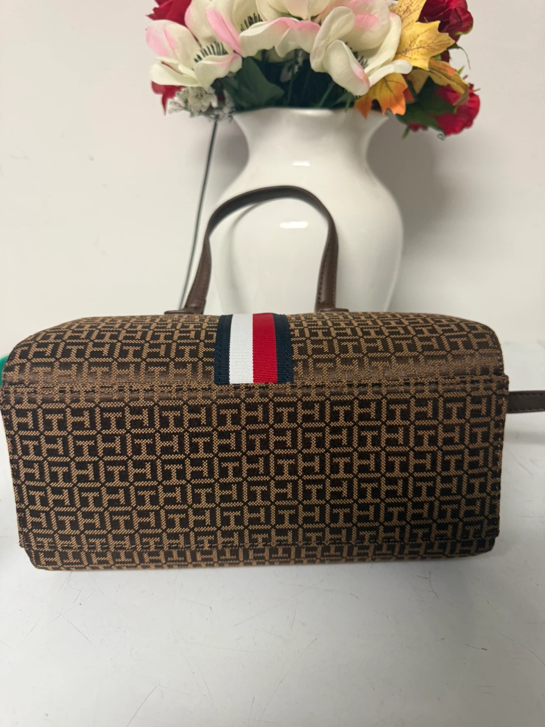 Tommy Hilfiger Monogram Satchel Bag - photo 5