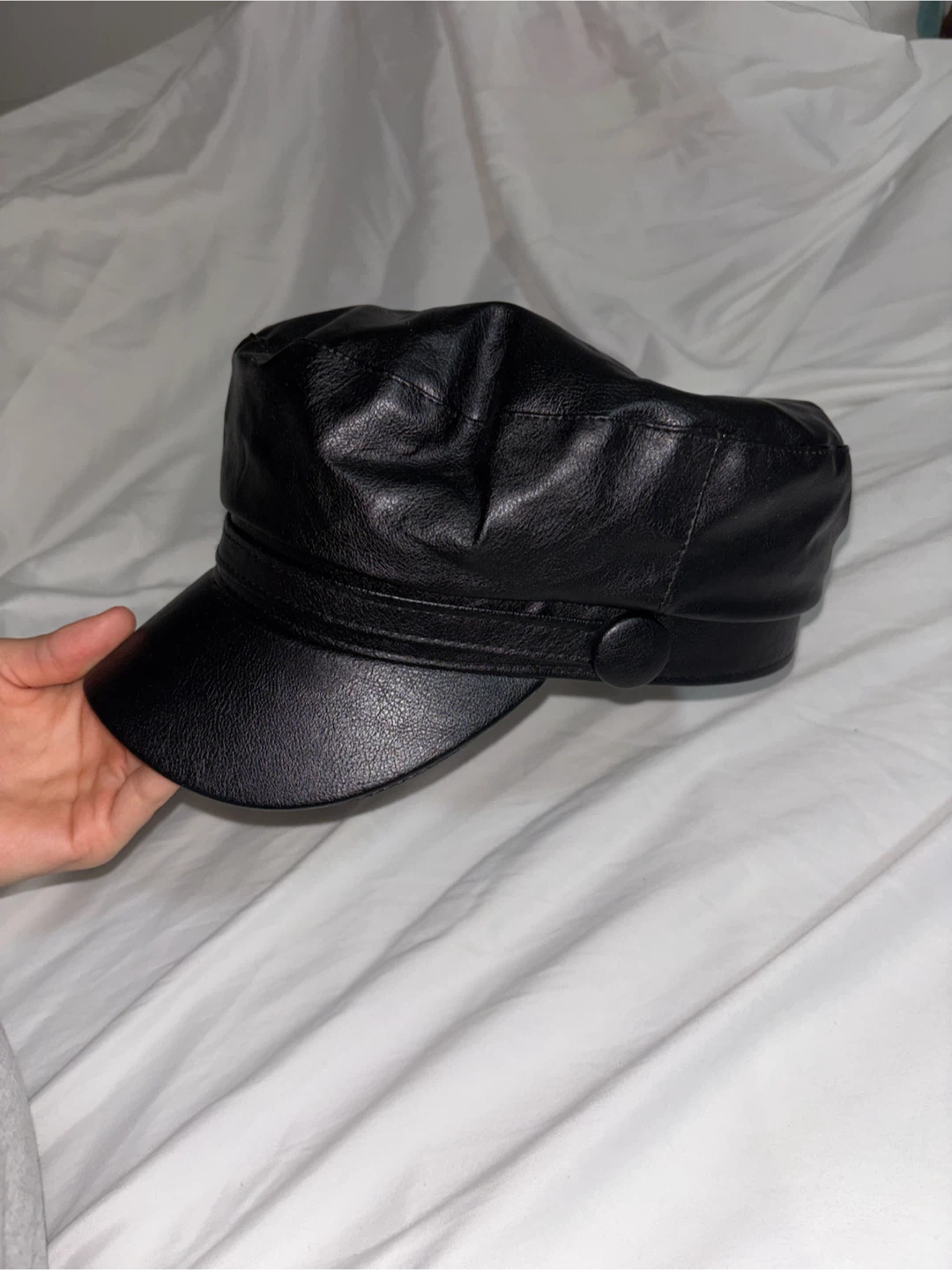 Vintage Black newsboy Cap