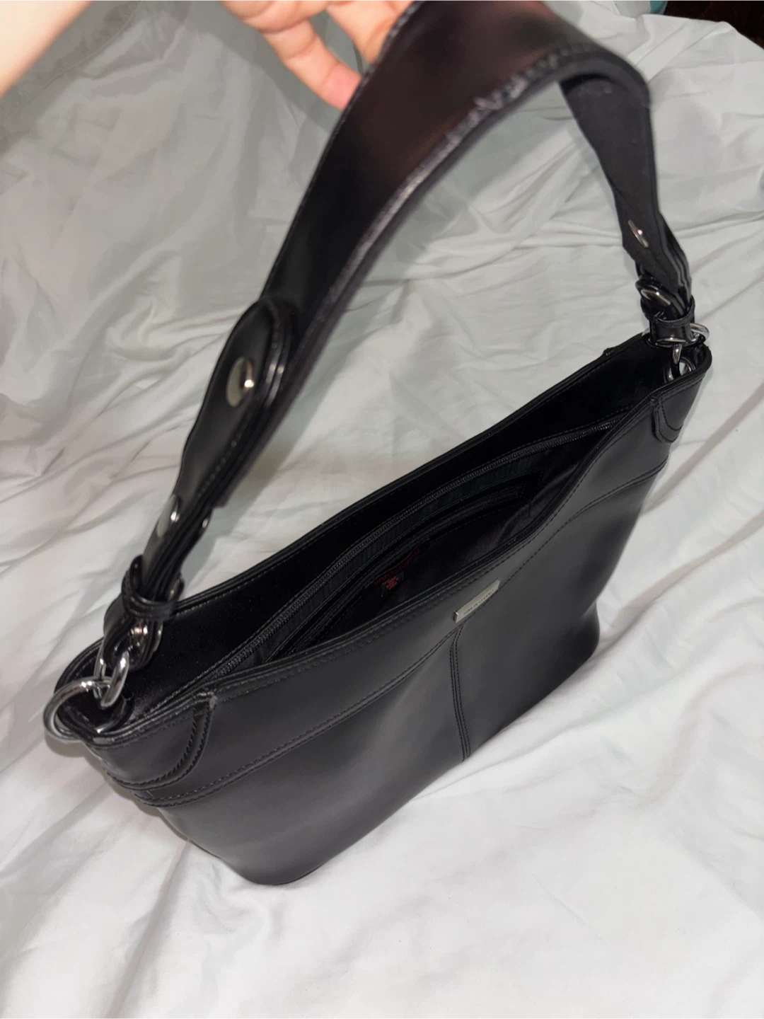 Vintage Simon Chang black shoulder bag - photo 4