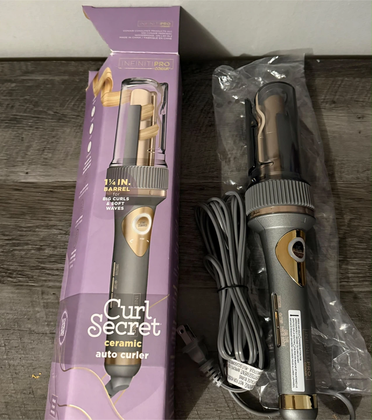 Conair Infinitipro Curl Secret 1.25 inch Auto Curler - photo 4
