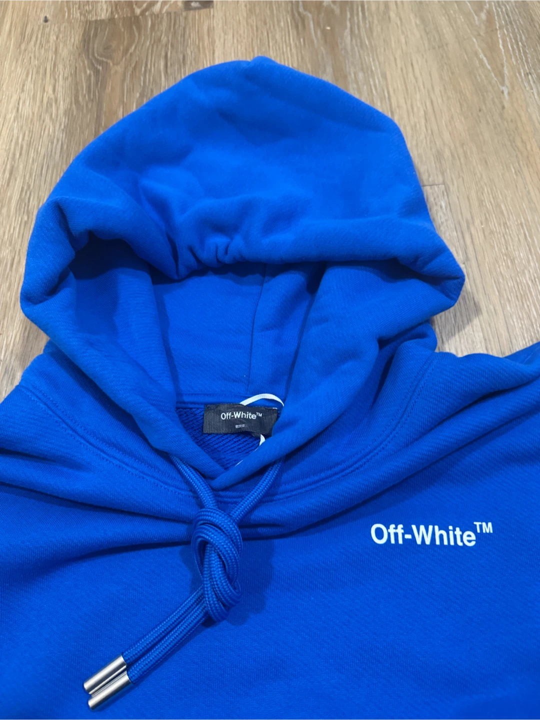 Off-White Blue Hoodie - photo 2