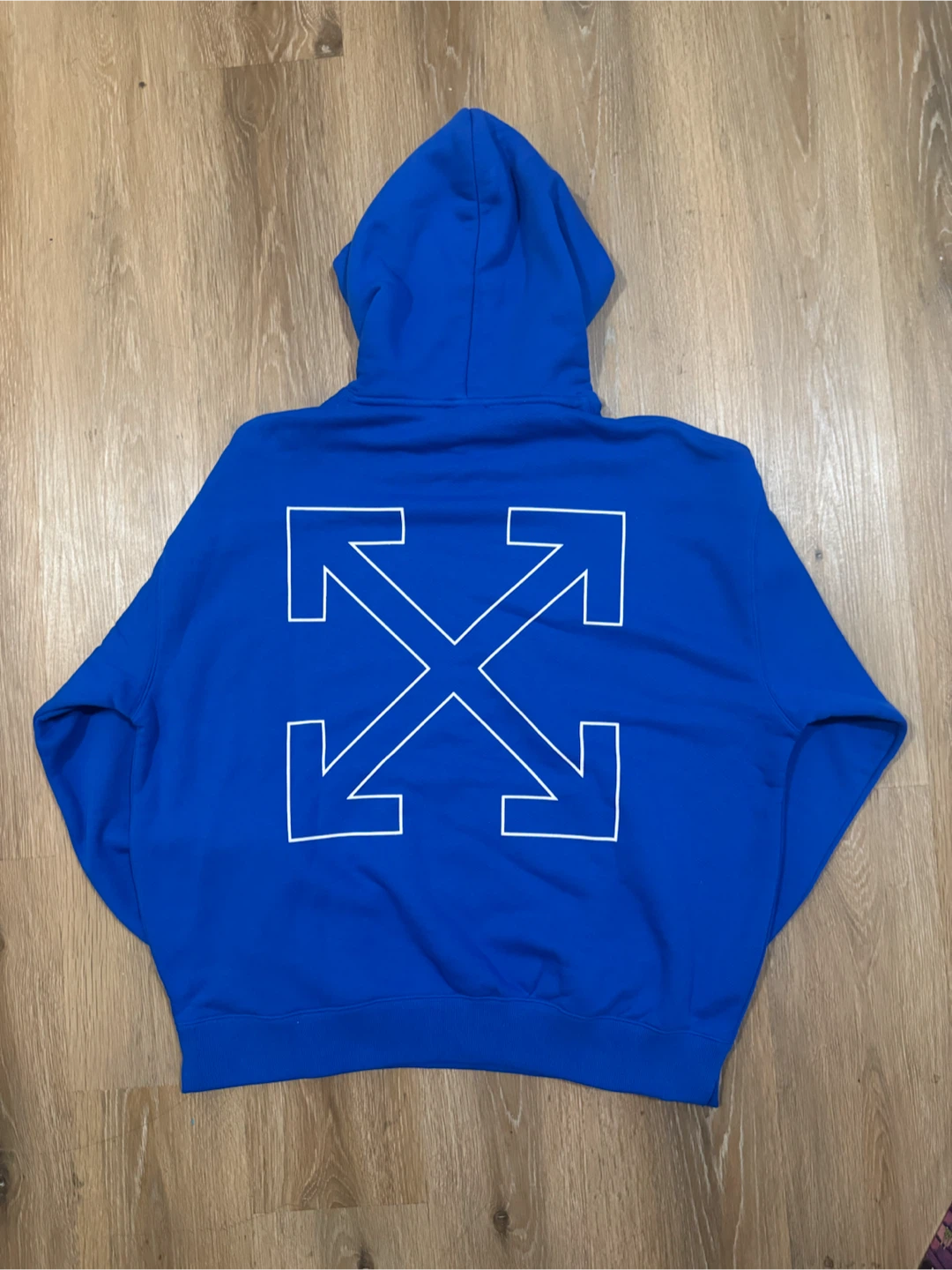 Off-White Blue Hoodie - photo 3