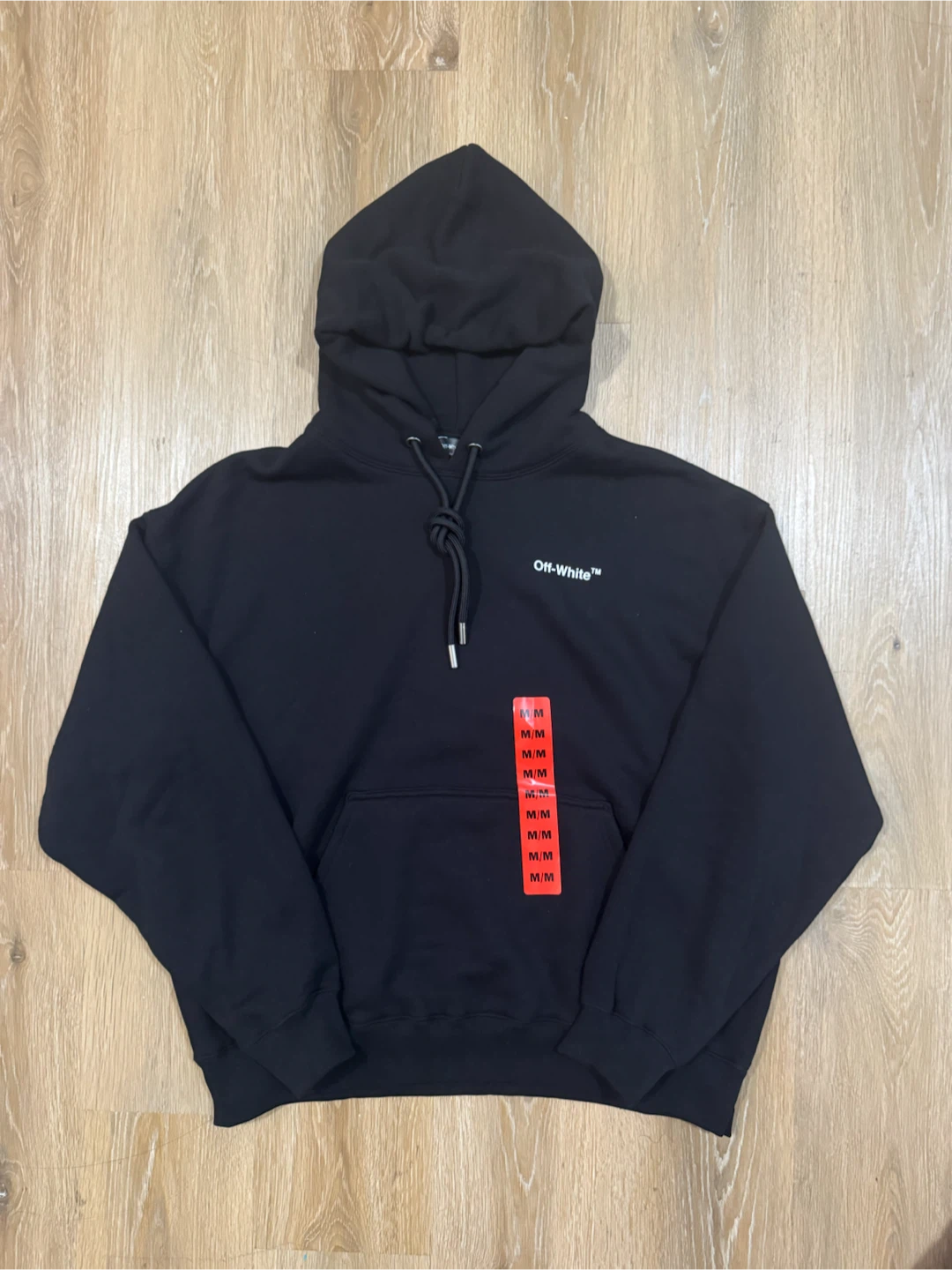 Off-White Black Hoodie Size Medium