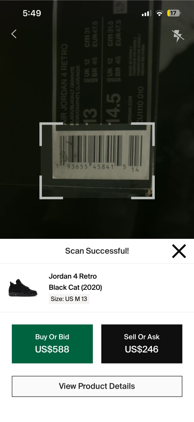 Air Jordan 4 Retro Black Cat 2020 Size 13 - photo 3