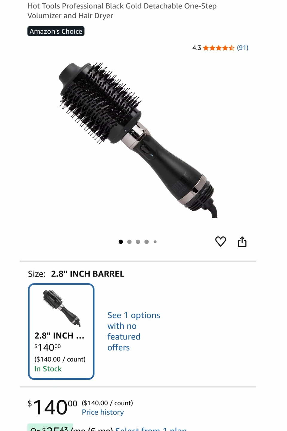 Hot Tools Pro Artist Detachable Blowout & Volumizer