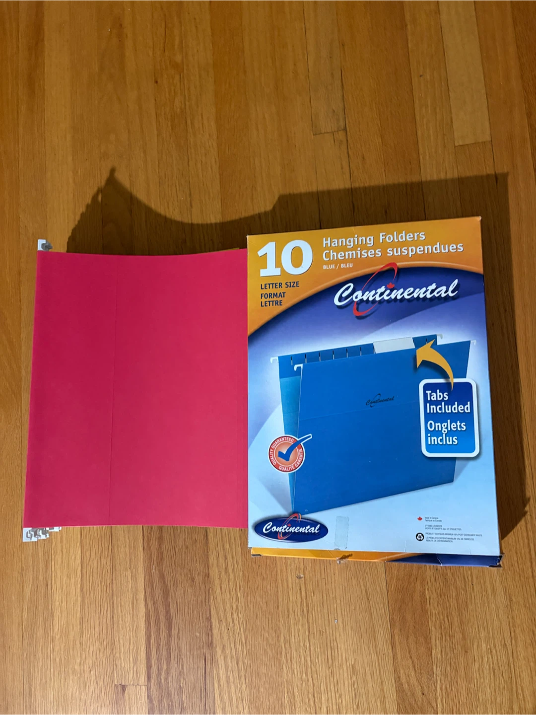Continental Hanging Folders - Letter Size 50 pieces