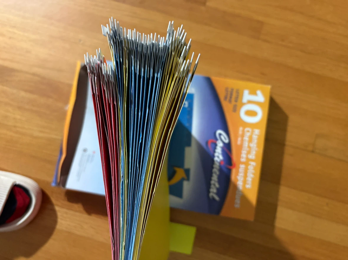 Continental Hanging Folders - Letter Size 50 pieces - photo 2