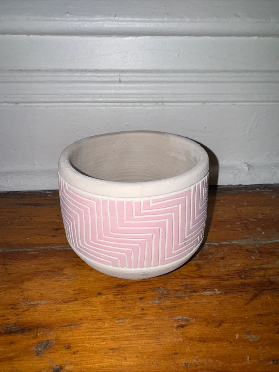 Pink Geometric Planter