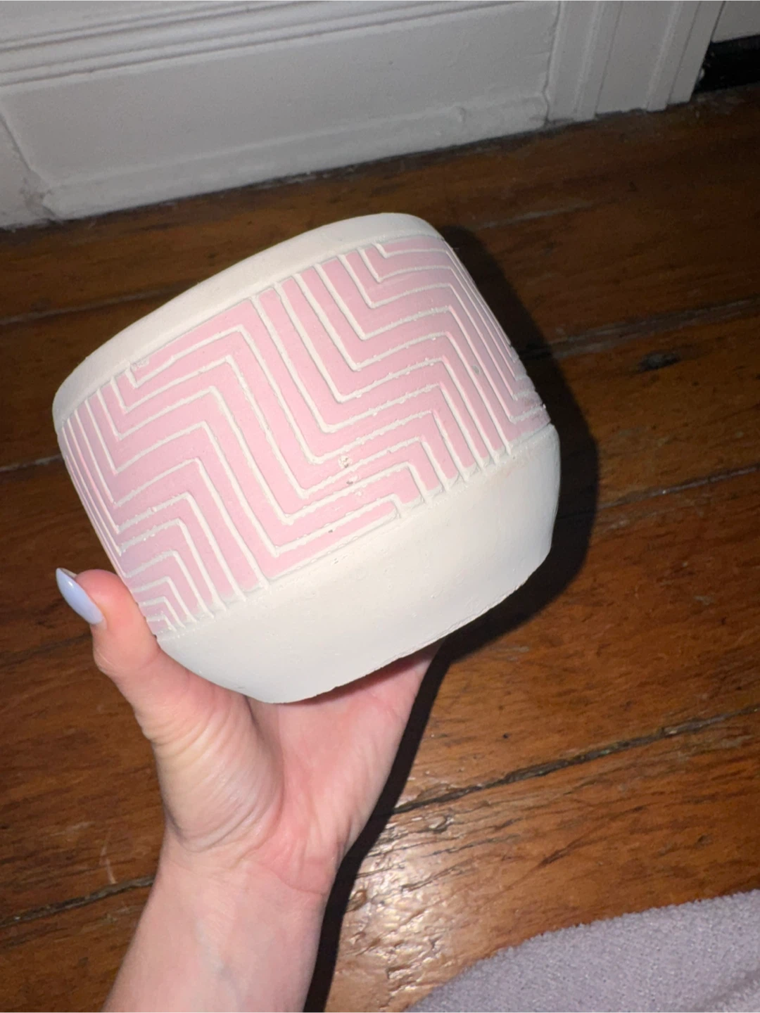 Pink Geometric Planter - photo 3