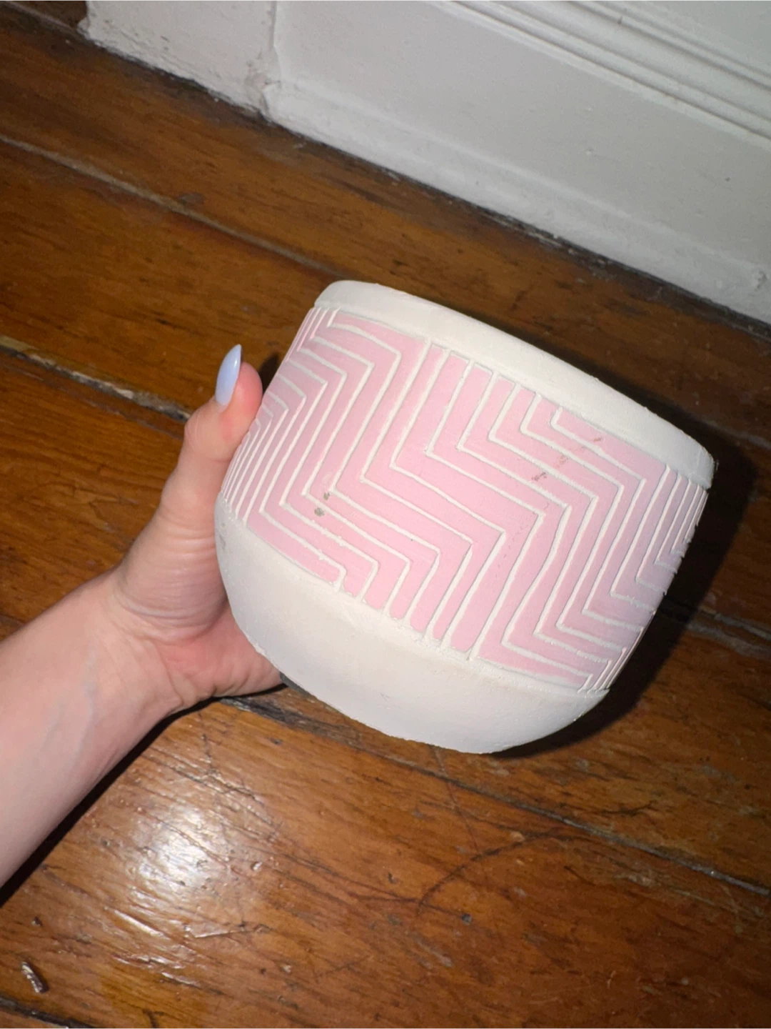 Pink Geometric Planter - photo 4