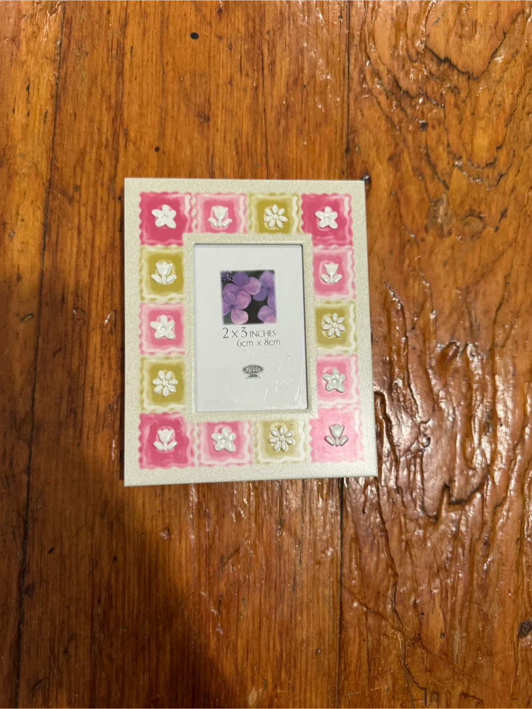 Vintage Mini Floral Picture Frame 2x3 Pink Green Y2K Cottagecore - photo 3