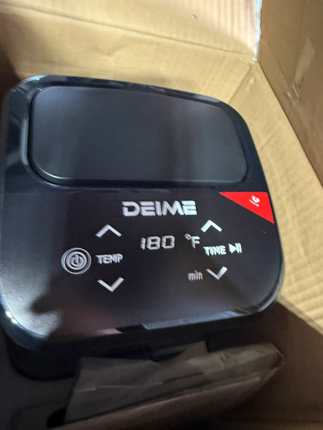 Deime Digital Air Fryer RA312D 3QT Black - photo 3