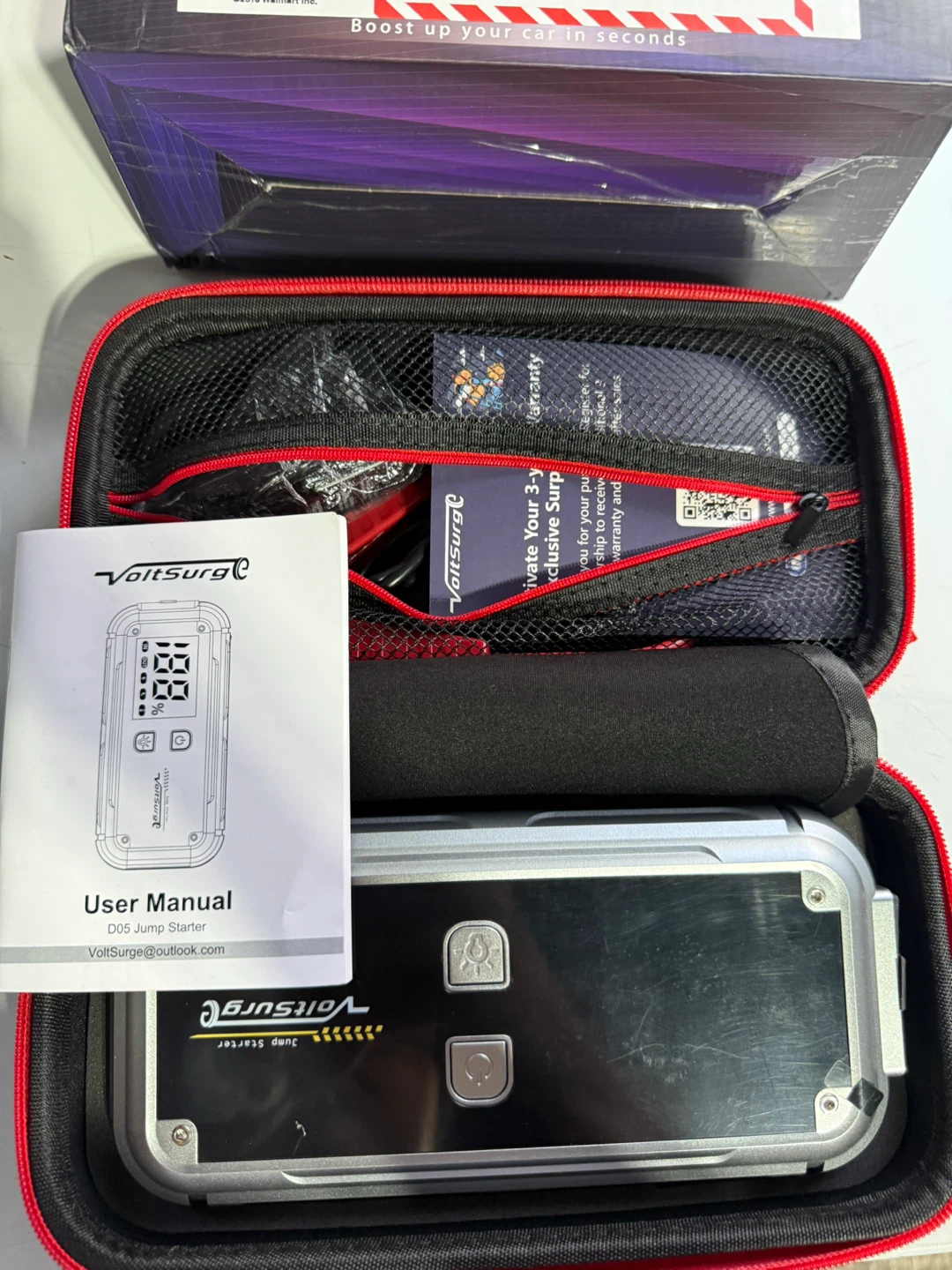 VoltSurge D05 Portable Jump Starter
