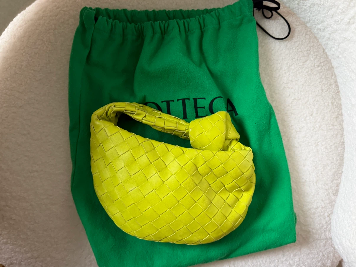 Bottega Veneta Mini Jodie Bag in Lime Green