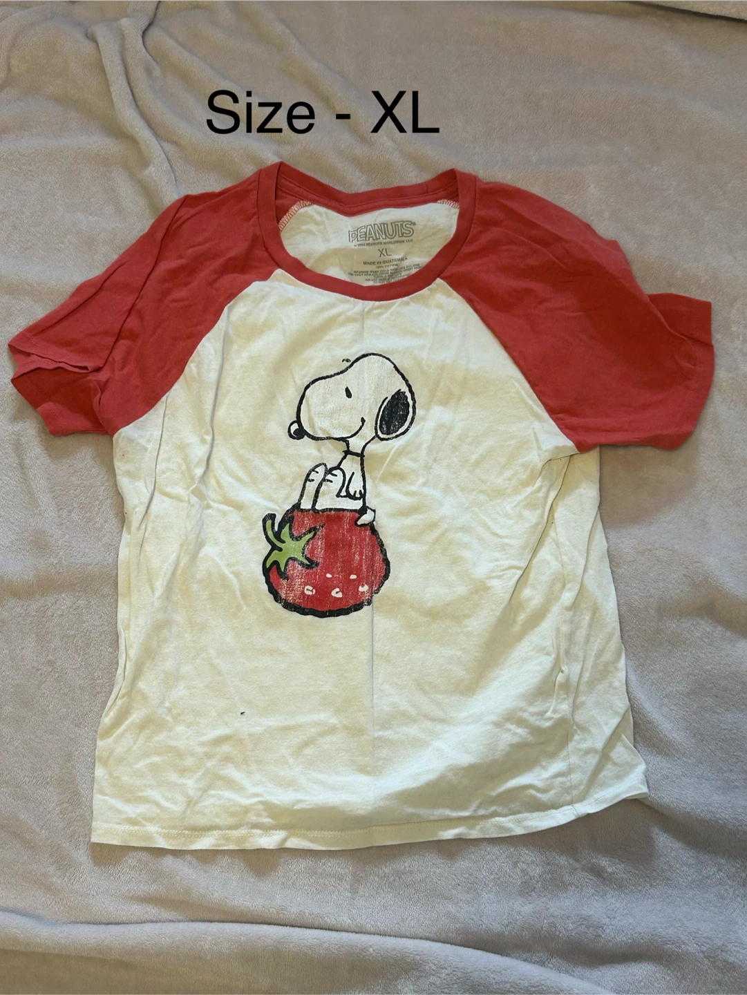 Peanuts Snoopy Strawberry T-Shirt