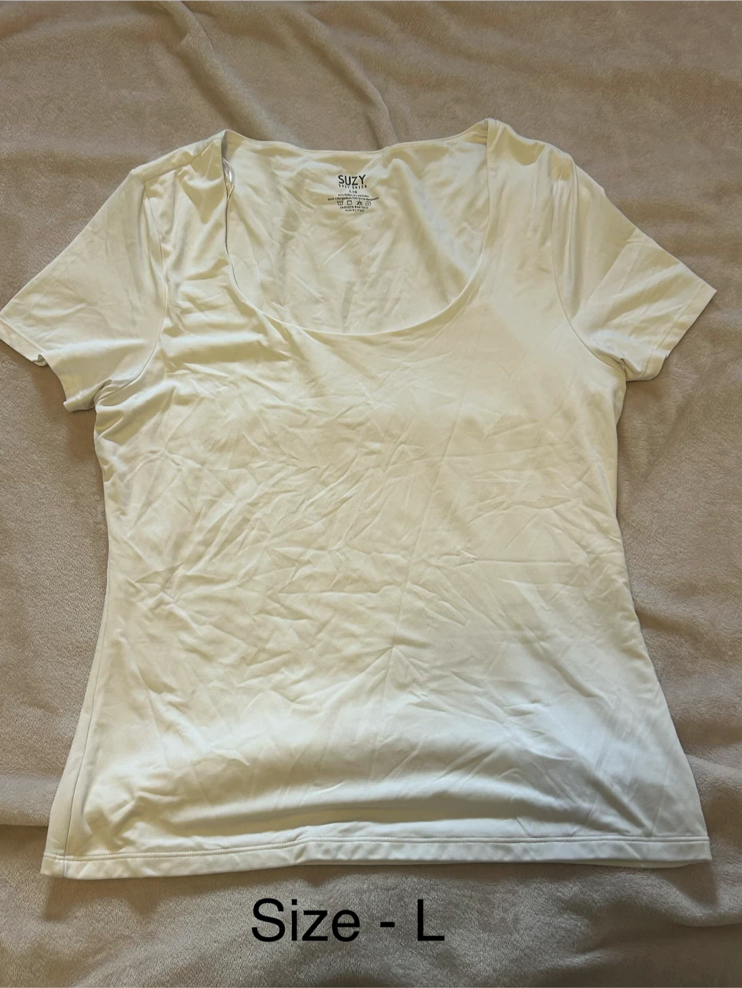 Suzy Shier White T-Shirt