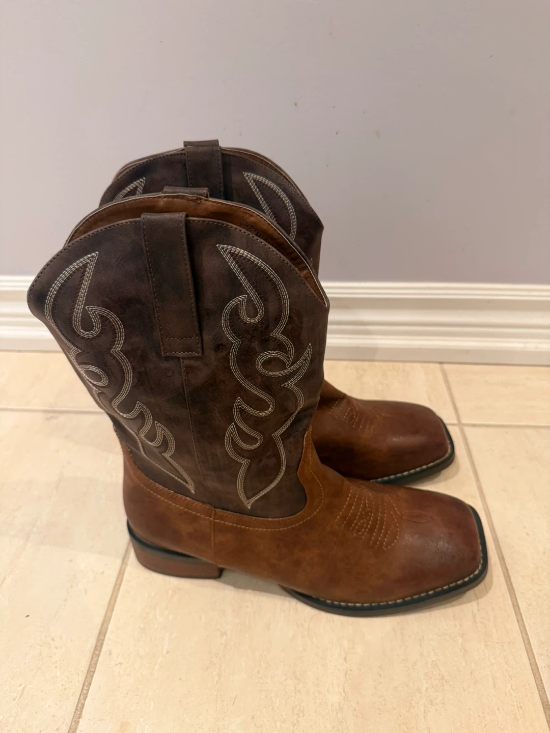Brown Western Cowboy Boots