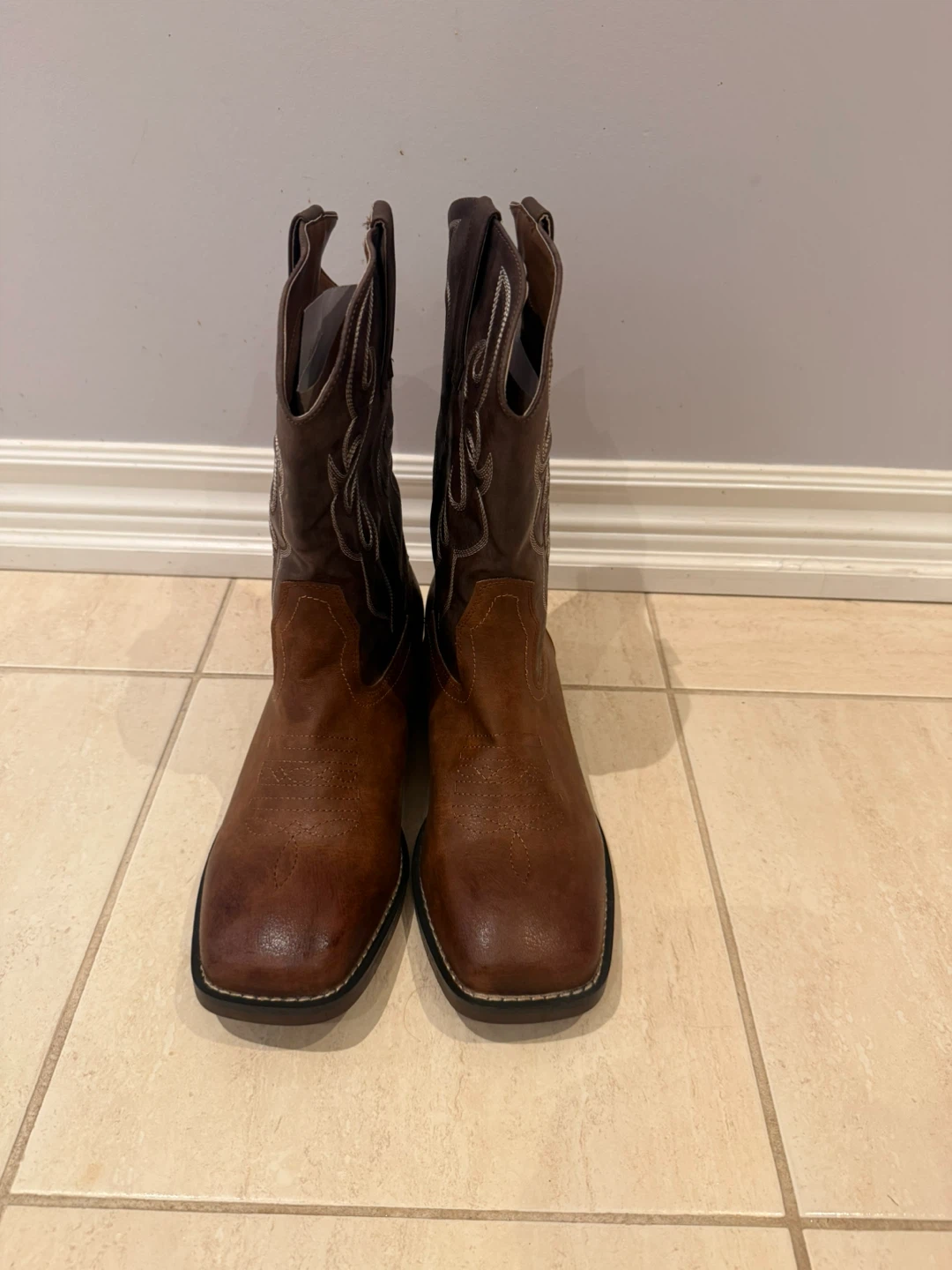 Brown Western Cowboy Boots - photo 2