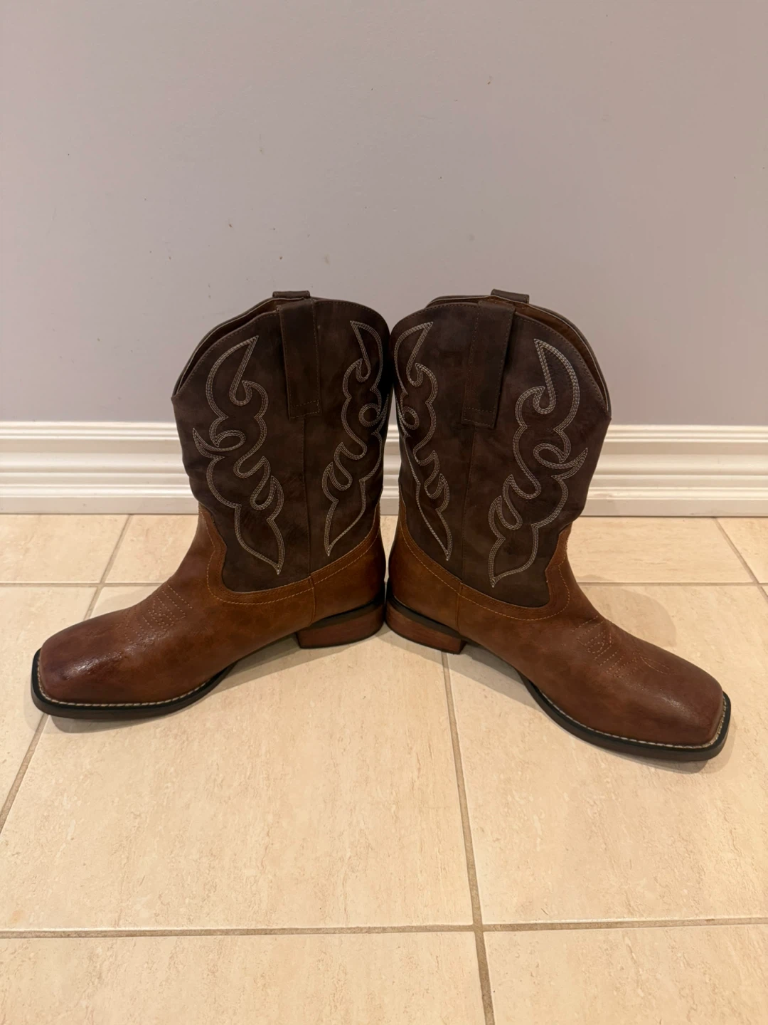 Brown Western Cowboy Boots - photo 3