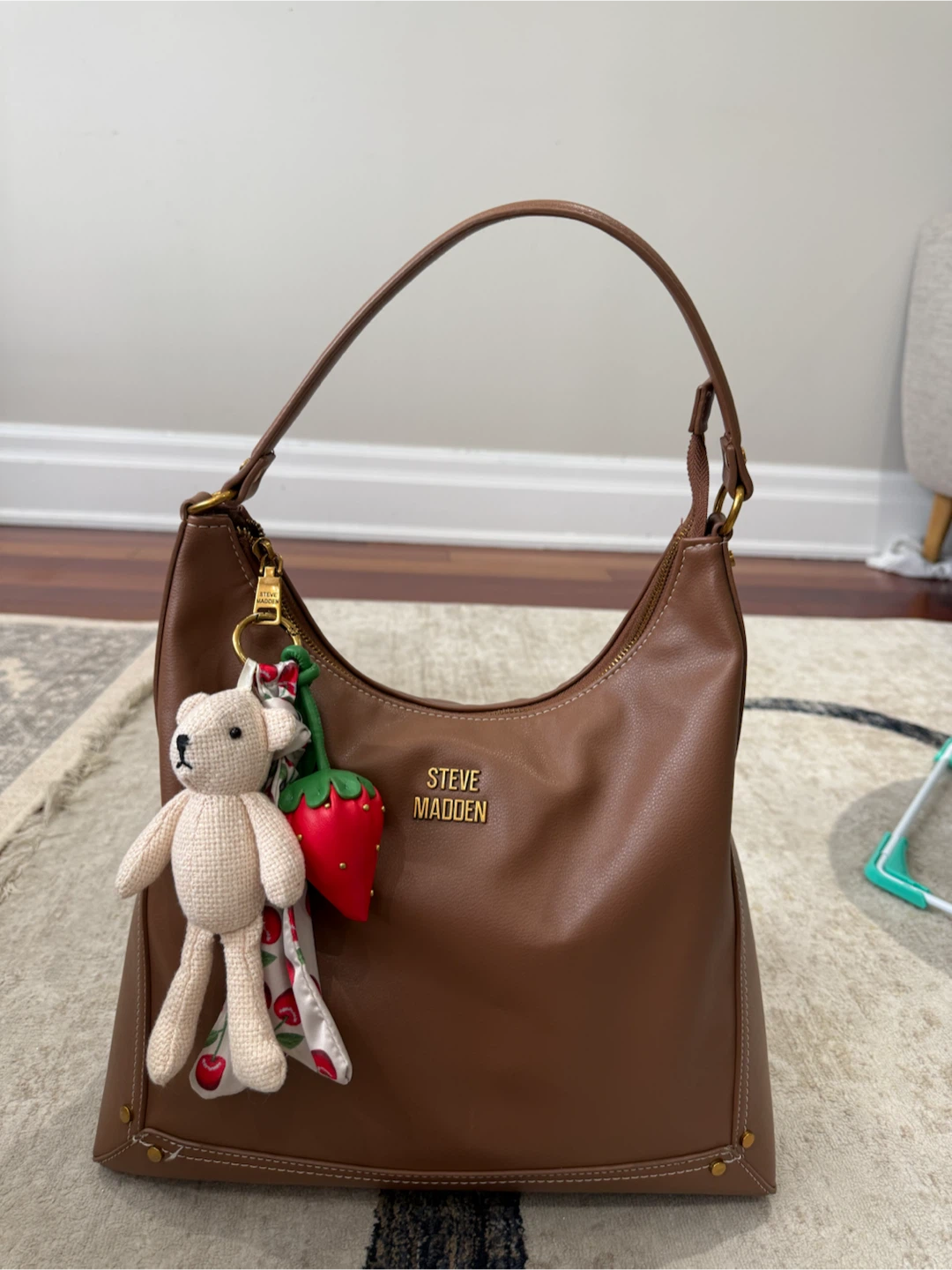 Steve Madden brown hobo handbag