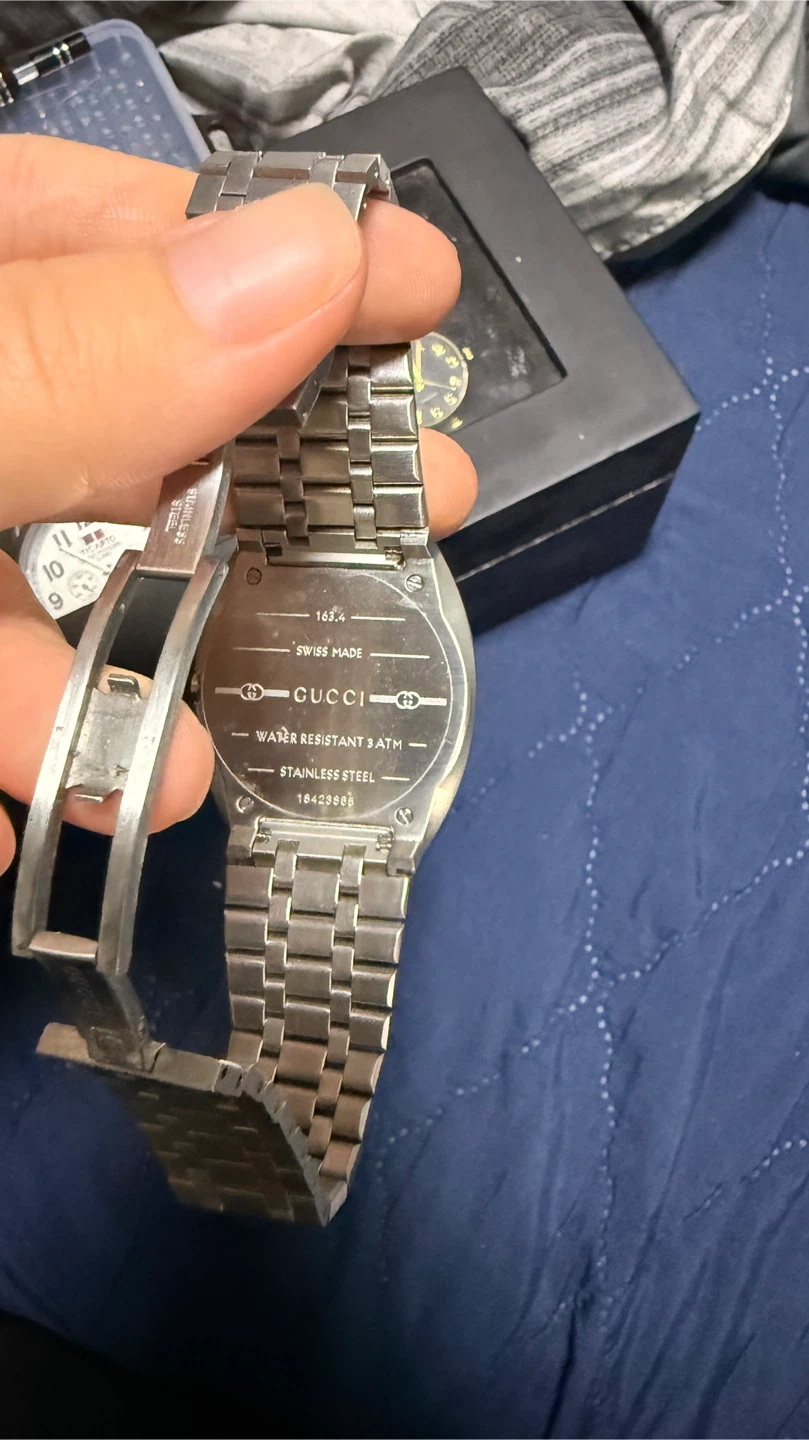 Gucci watch with pink face - photo 4