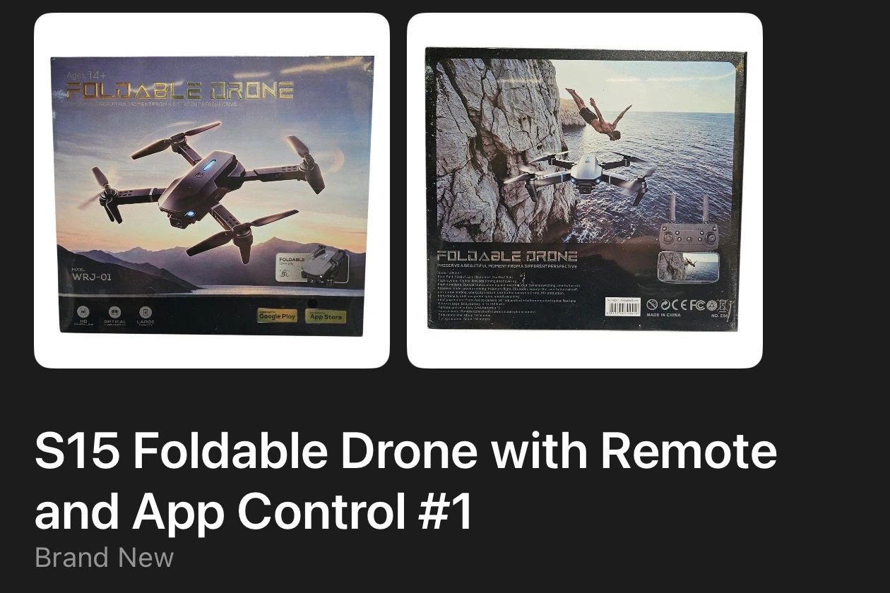 WRJ-01 Foldable Drone with Remote