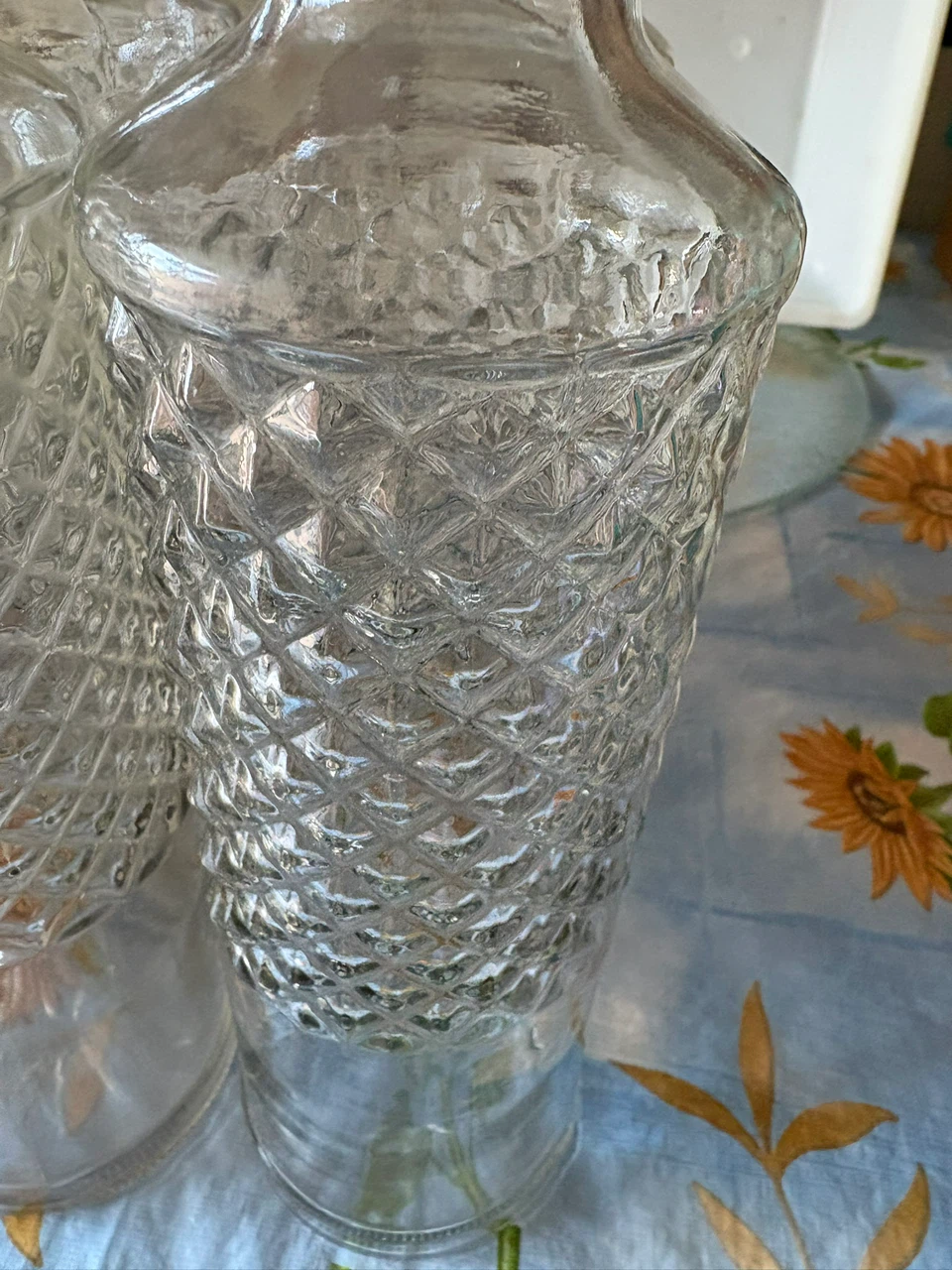 Diamond Pattern Glass Bottles - photo 2