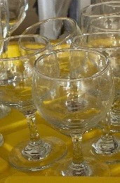 Set of 26 Clear Glass Wine Glasses - photo 3